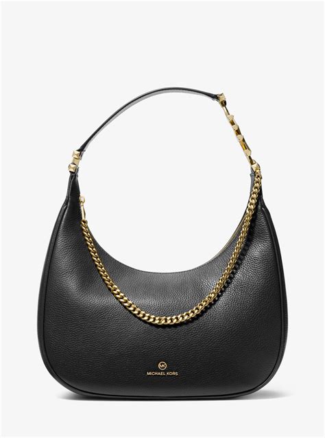 piper large pebbled leather shoulder bag|Piper Large Pebbled Leather Shoulder Bag .